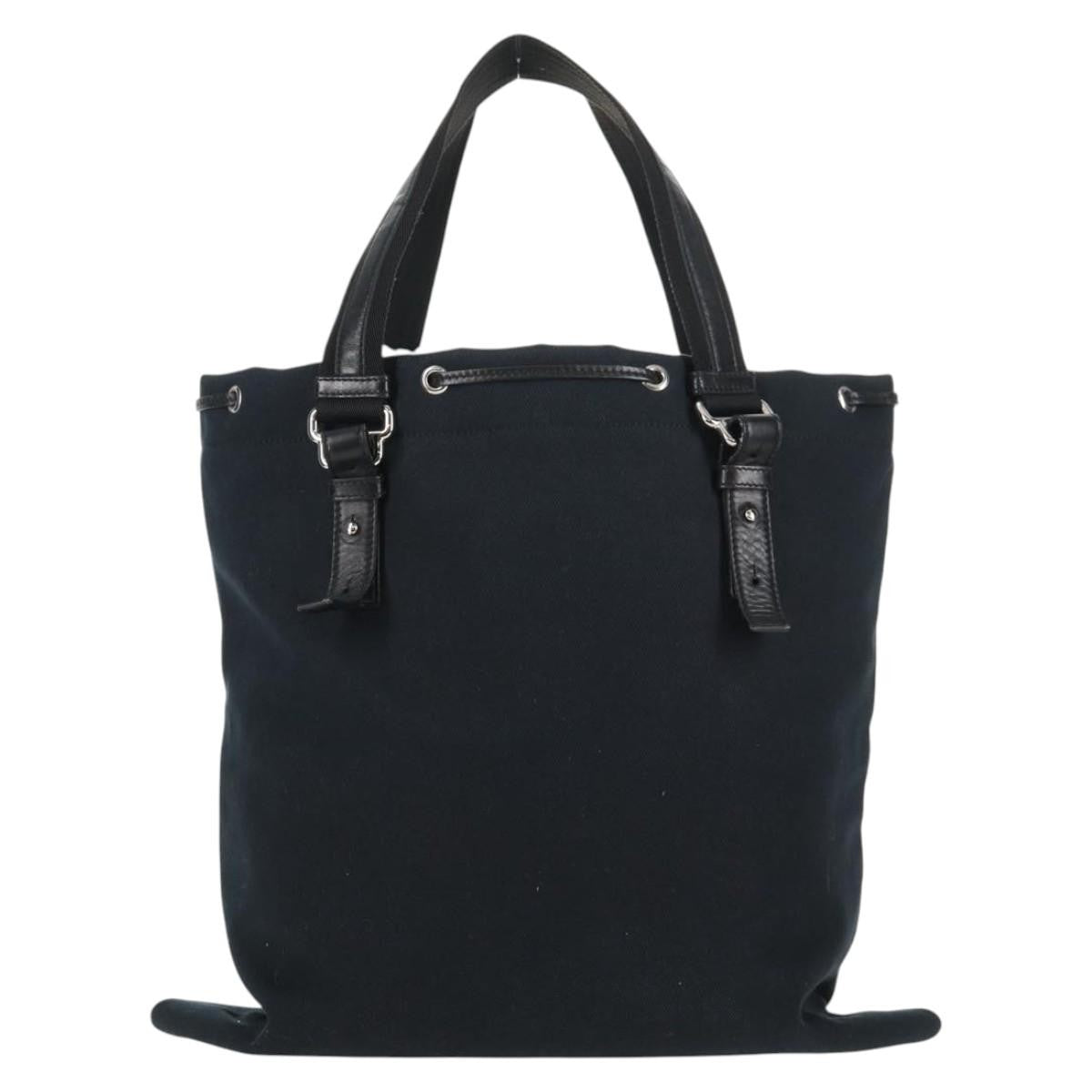 Saint Laurent Kahala Drawstring Tote Canvas, BLACK, CANVAS, Tote bag