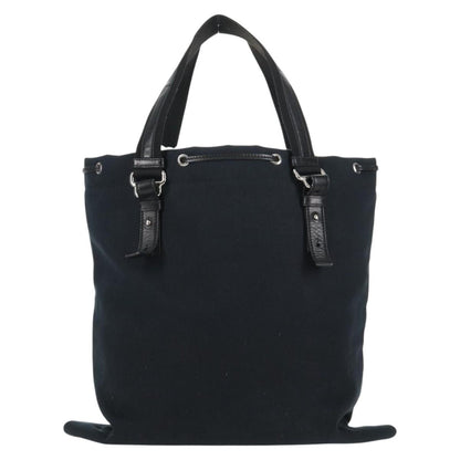 Saint Laurent Kahala Drawstring Tote Canvas, BLACK, CANVAS, Tote bag
