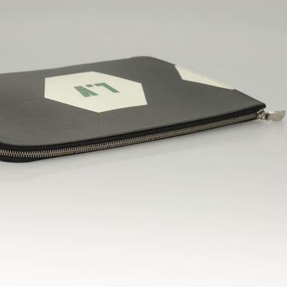 Louis Vuitton Pochette Jour Limited Edition FIFA World Cup Epi Leather, BLACK, LEATHER, Clutche & pouche