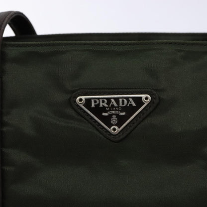 Prada Vintage Shoulder Bag Tessuto, KHAKI, NYLON, Shoulder bag
