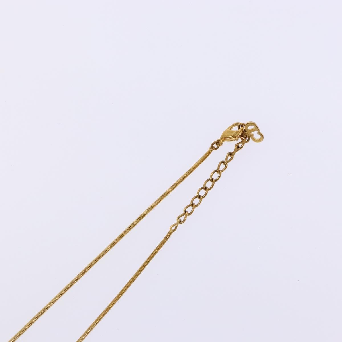 Christian Dior Dior Letters Necklace Metal, GOLD, METAL, Necklace