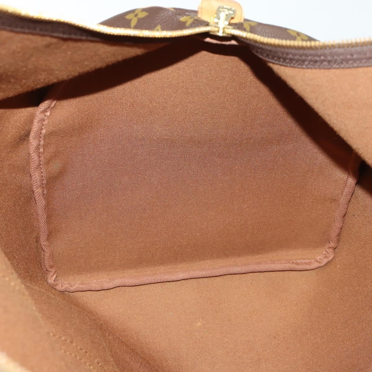 Louis Vuitton Keepall Bag Monogram Canvas, BROWN, CANVAS, Travel bag
