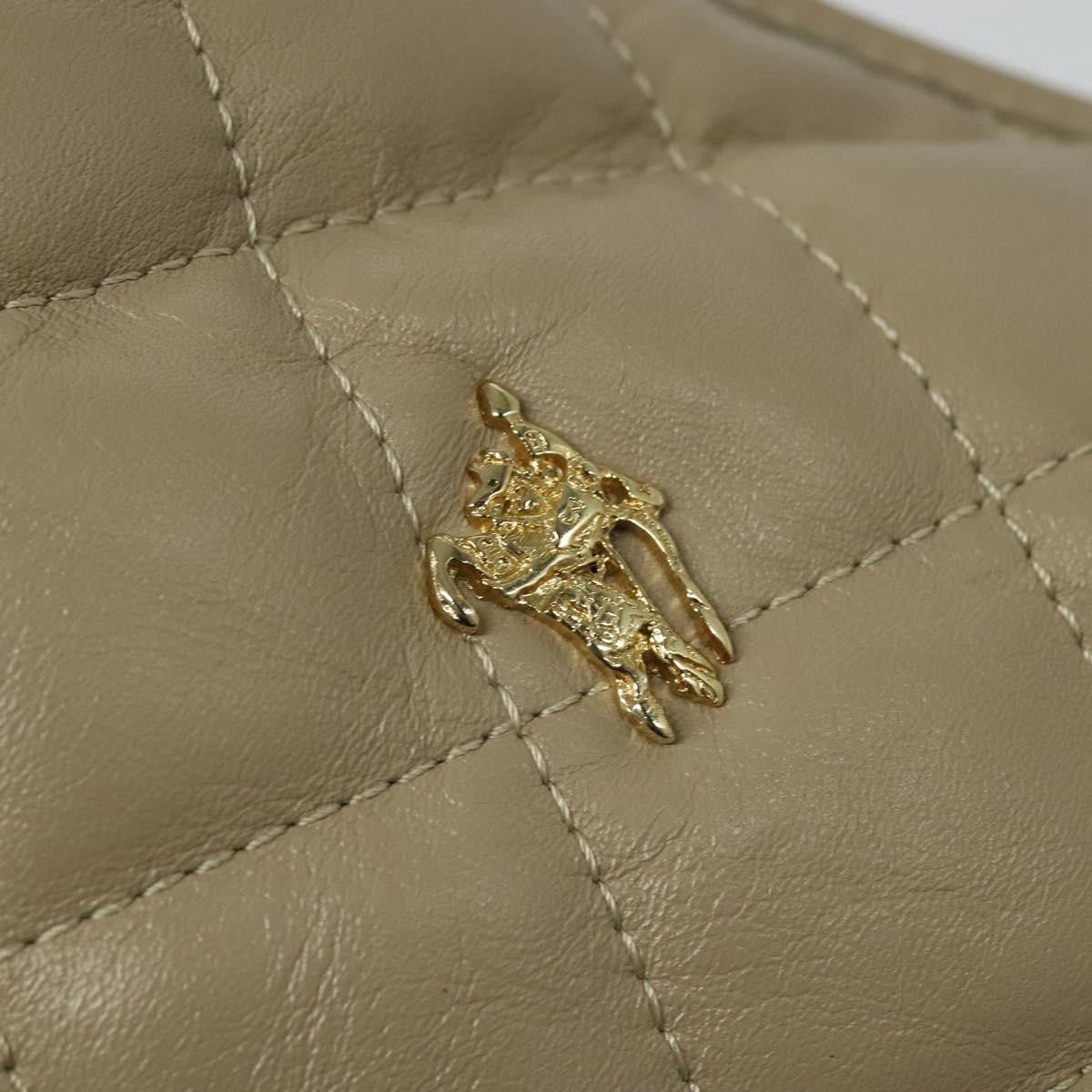 Burberry Hoxton Hobo Quilted Leather, BEIGE, LEATHER, Shoulder bag