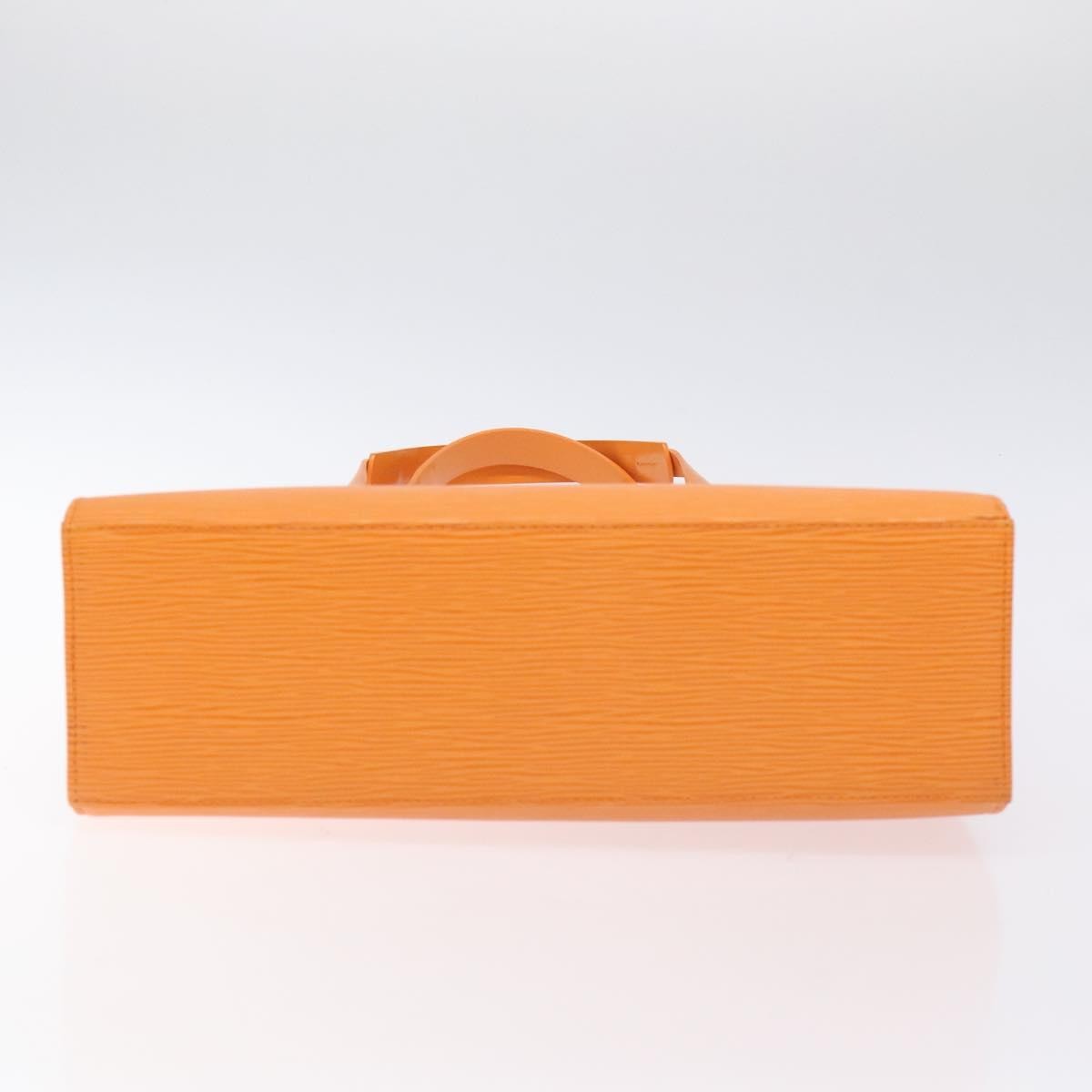 Louis Vuitton Croisette Handbag Epi Leather, ORANGE, LEATHER, Handbag
