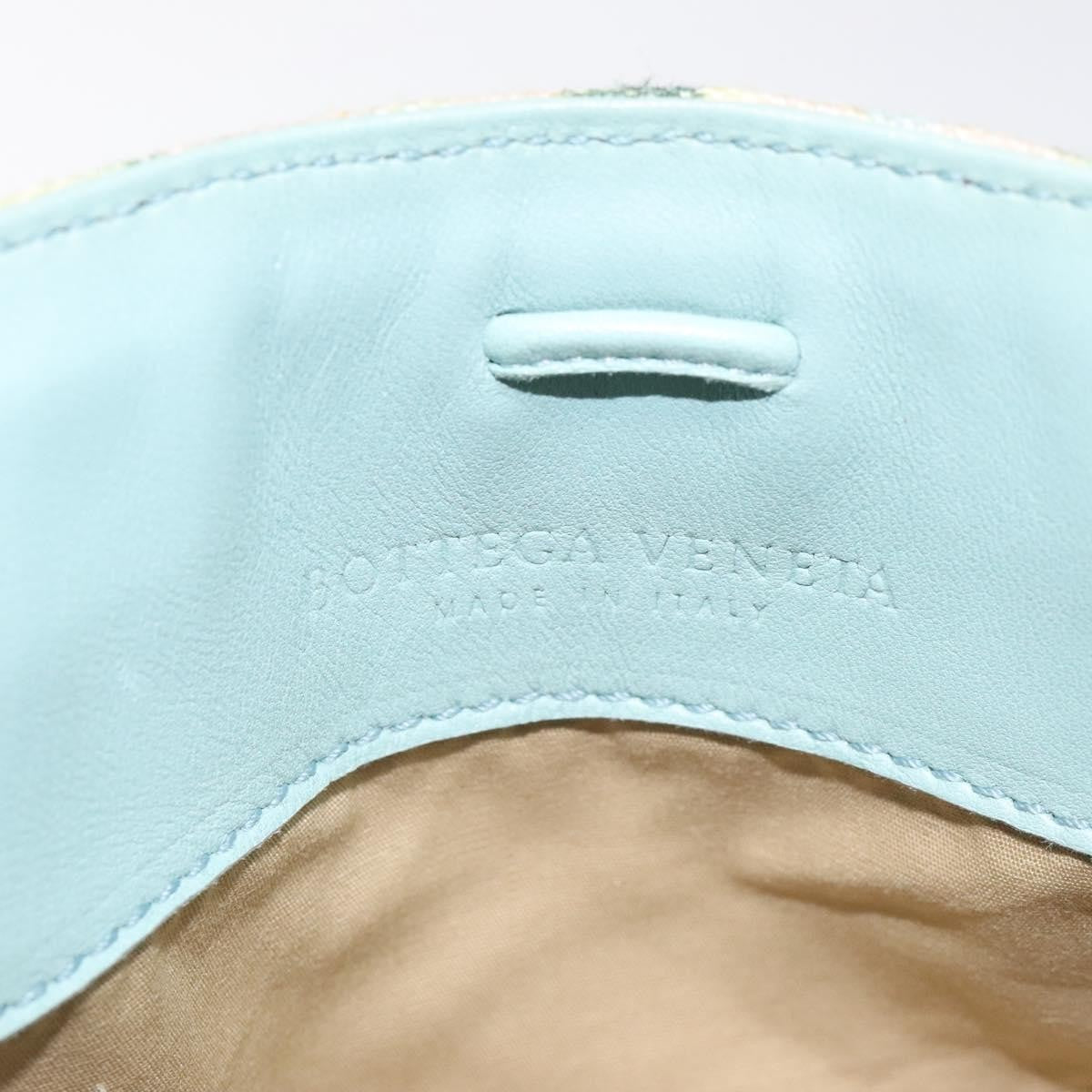 Bottega Veneta Vintage Shoulder Bag Canvas, GREEN, CANVAS, Shoulder bag