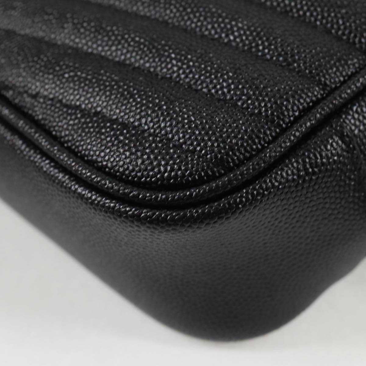 Saint Laurent Lou Camera Bag Leather, BLACK, LEATHER, Crossbody bag