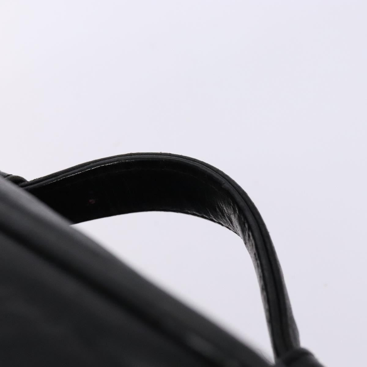 Chanel Vanity pouch Leather, BLACK, LEATHER, Toiletry Case