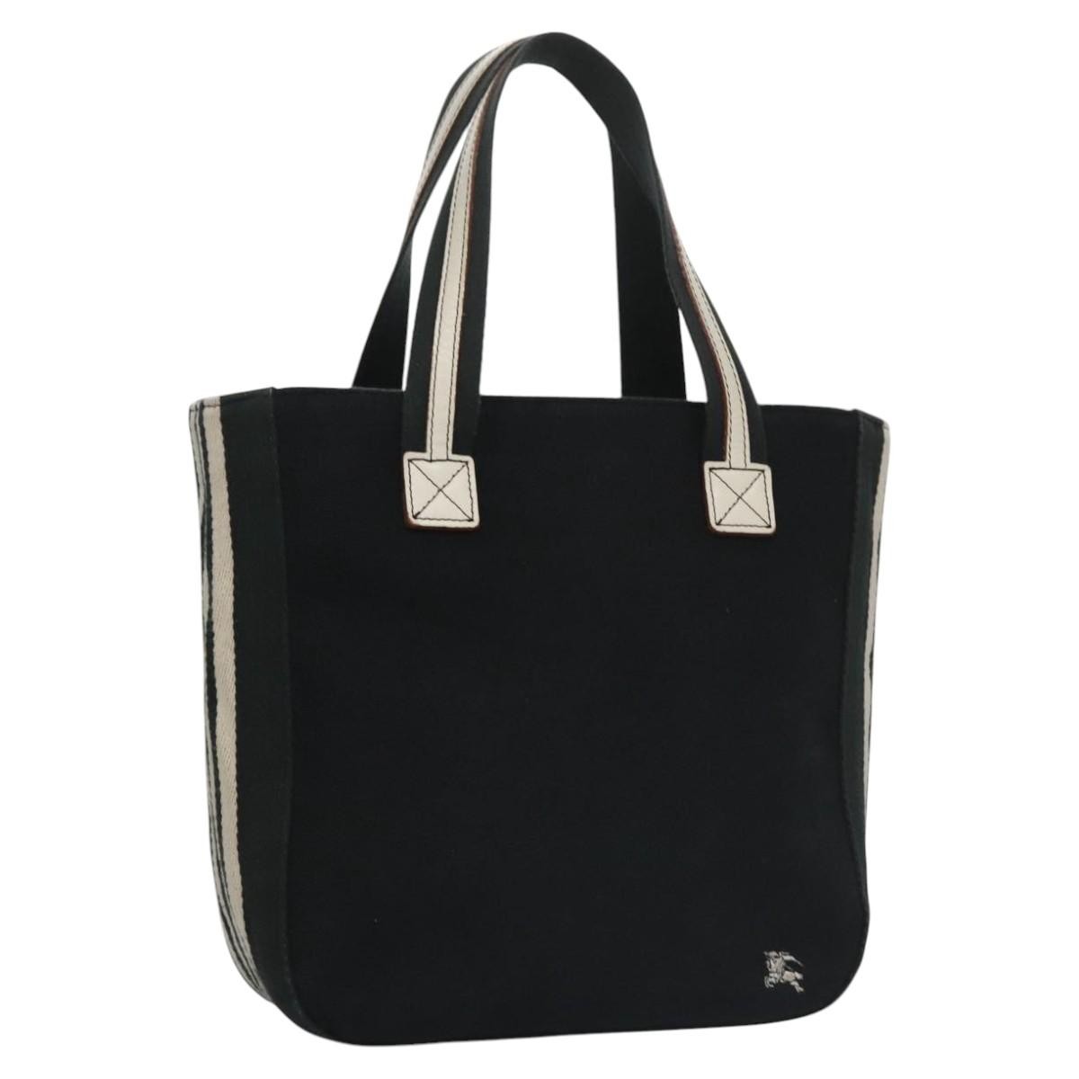 Burberry Blue Label Tote Bag Canvas, BLACK, CANVAS, Tote bag