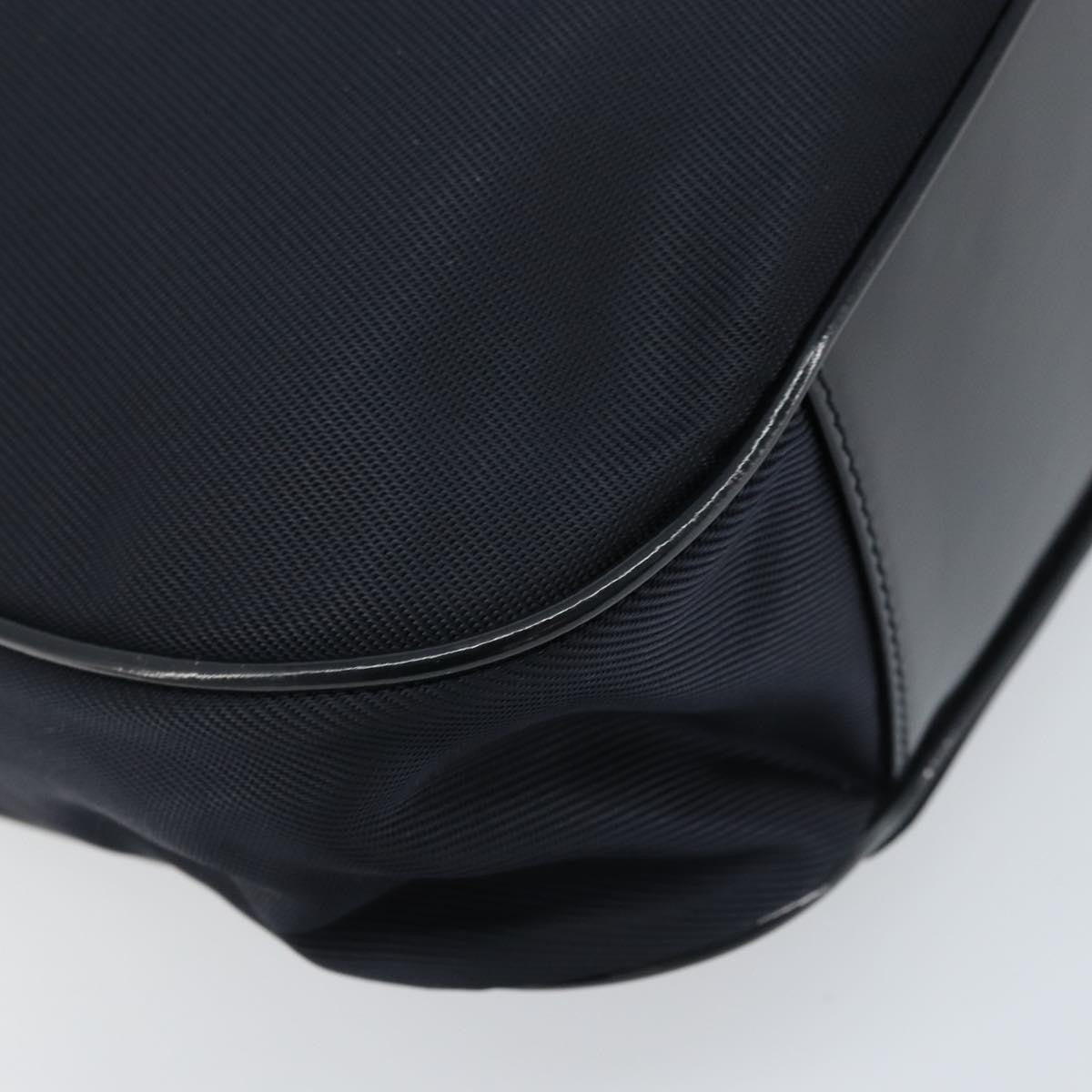 Gucci Vintage Bamboo Shoulder Bag Nylon, BLACK, NYLON, Shoulder bag