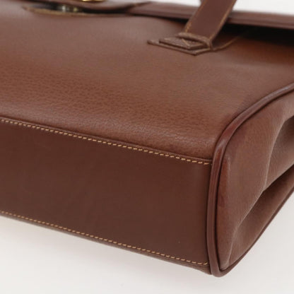 Gucci Vintage tote Leather, BROWN, LEATHER, Tote bag