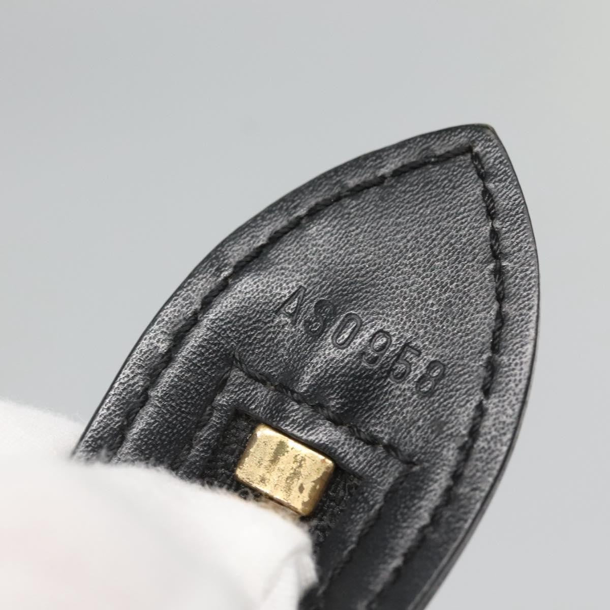 Louis Vuitton Saint Jacques Handbag Epi Leather, BLACK, LEATHER, Shoulder bag