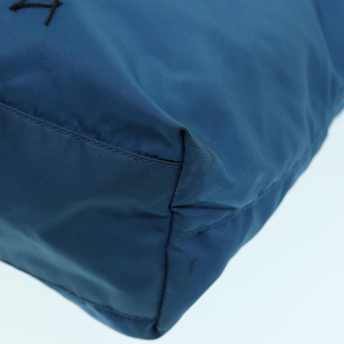 Prada Robot Open Tote Tessuto, BLUE, NYLON, Tote bag