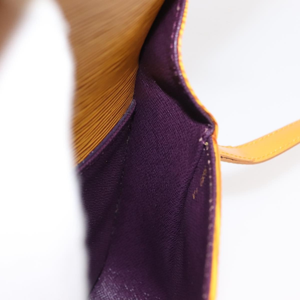 Louis Vuitton Saint Cloud Handbag Epi Leather, YELLOW, LEATHER, Shoulder bag