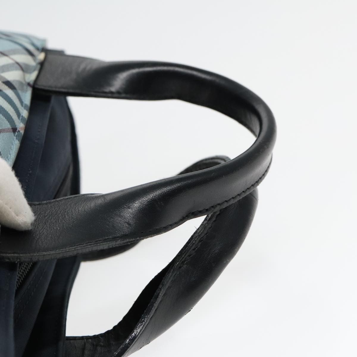 Burberry Nova Check Tote Nylon, BLUE, NYLON, Tote bag