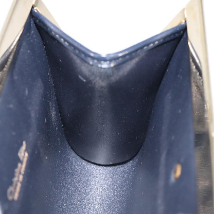 Christian Dior Vintage Trotter Pouch Canvas, NAVY, CANVAS, Clutche & pouche