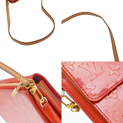 Louis Vuitton Mott Handbag Monogram Vernis, RED, PATENT_LEATHER, Clutche & pouche