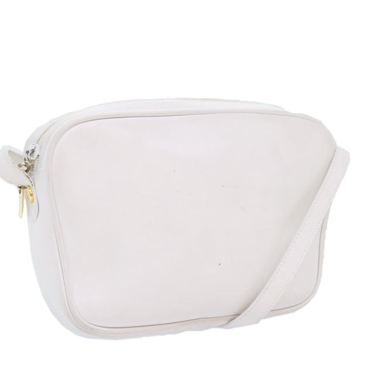 Salvatore Ferragamo Gancini Crossbody Bag Leather, GOLD, LEATHER, Shoulder bag