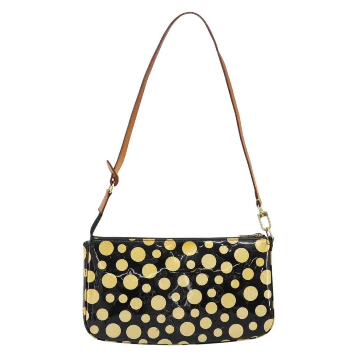 Louis Vuitton Pochette Accessoires NM Kusama Infinity Dots Monogram Vernis, BLACK, PATENT_LEATHER, Clutche & pouche
