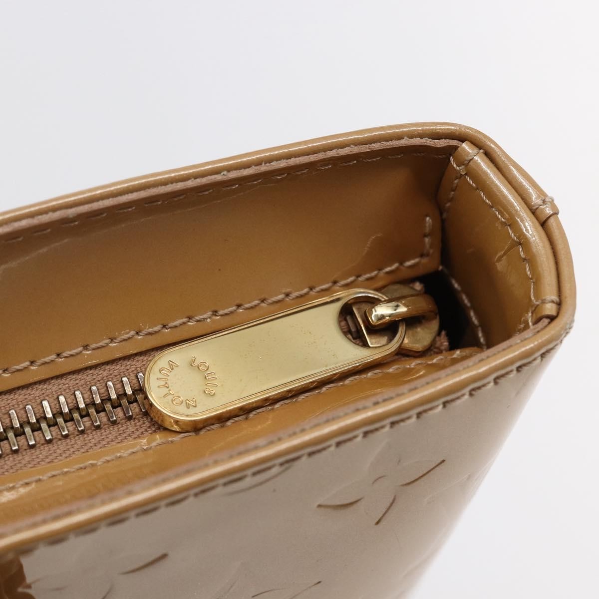 Louis Vuitton Brentwood Handbag Monogram Vernis, BROWN, PATENT_LEATHER, Handbag