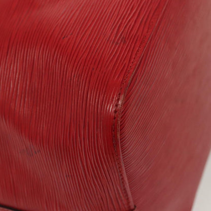 Louis Vuitton Petit Noe Handbag Epi Leather, RED, LEATHER, Shoulder bag