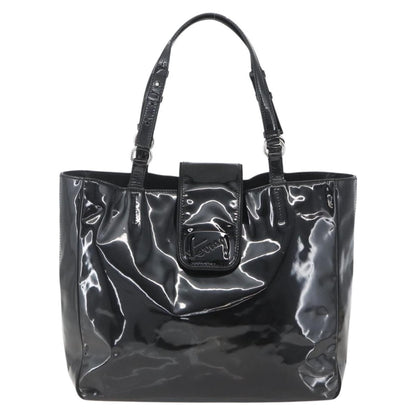 Salvatore Ferragamo Vintage Tote bag Patent Leather, BLACK, PATENT_LEATHER, Tote bag