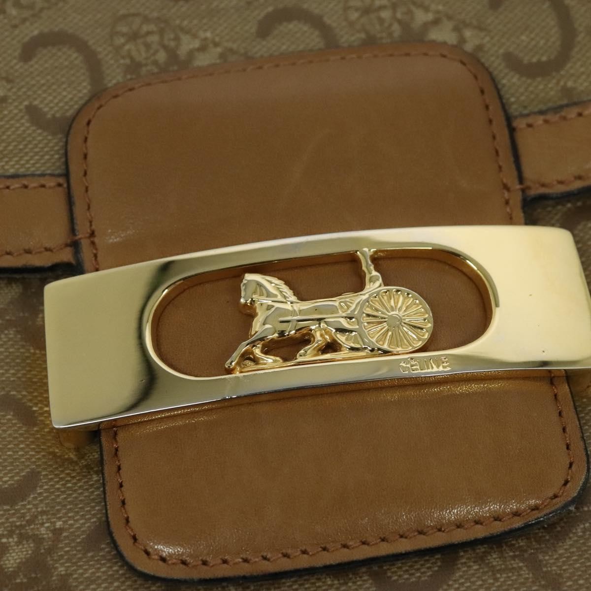 Celine Sulky Shoulder bag Canvas, BEIGE, CANVAS, Shoulder bag