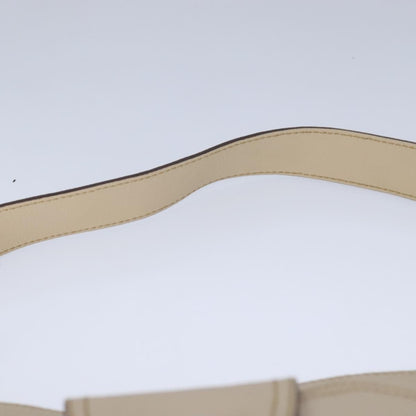 Salvatore Ferragamo Gancini Shoulder Bag Leather, BEIGE, LEATHER, Shoulder bag