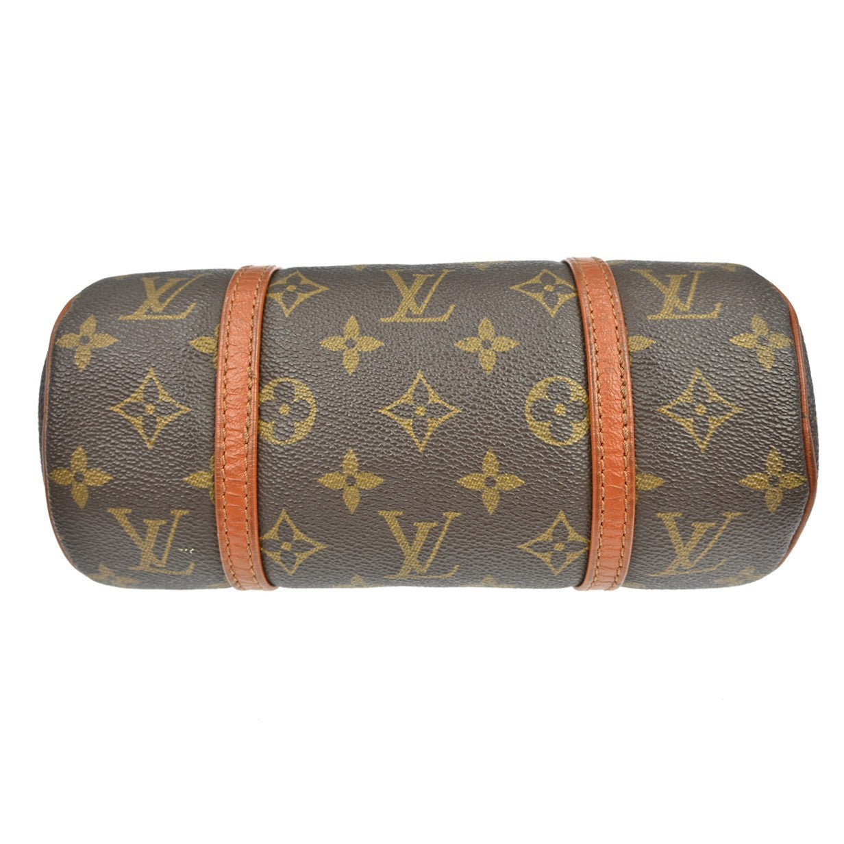 Louis Vuitton Papillon Handbag Monogram Canvas, Brown, Canvas, Handbag