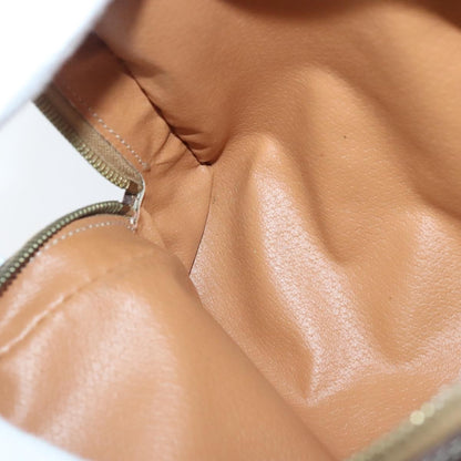 Celine Macadam Pochette Canvas and Leather, BROWN, CANVAS, Clutche & pouche