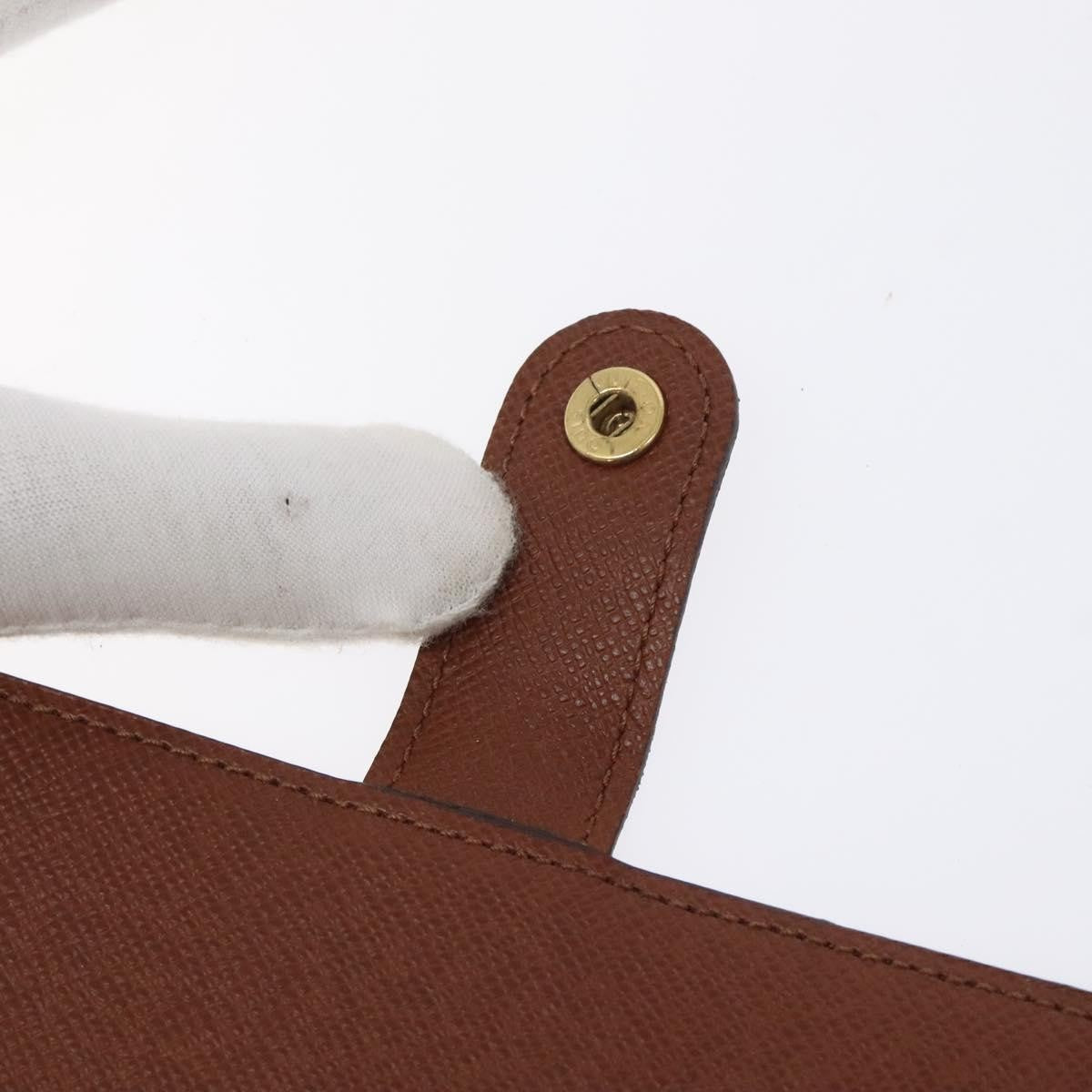 Louis Vuitton Agenda Cover Monogram Canvas, BROWN, CANVAS, Wallets