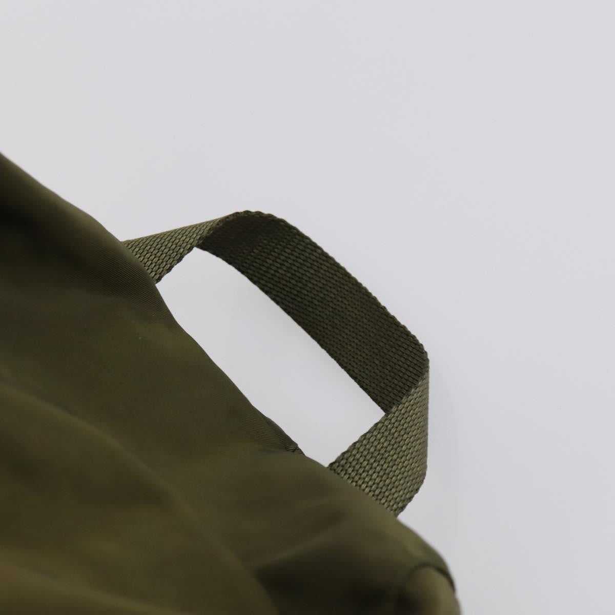 Prada Double Front Pocket Backpack Tessuto, KHAKI, NYLON, Backpack