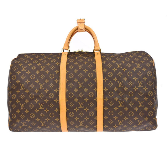 Louis Vuitton Keepall Bag Monogram Canvas, Brown, Canvas, Travel Bag