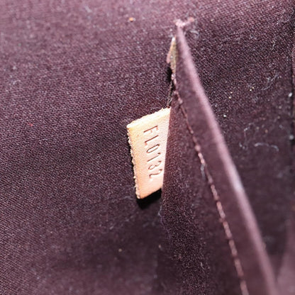 Louis Vuitton Bellflower Handbag Monogram Vernis, BURGUNDY, PATENT_LEATHER, Shoulder bag