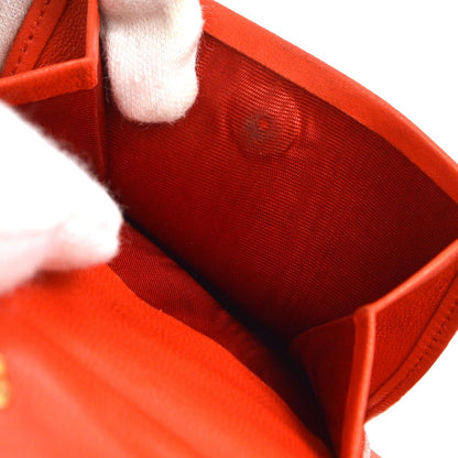 Chanel Vintage Timeless CC Bifold Wallet Caviar, RED, LEATHER, Wallets