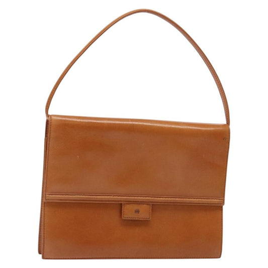 Loewe Anagram handbag Leather, BROWN, LEATHER, Handbag