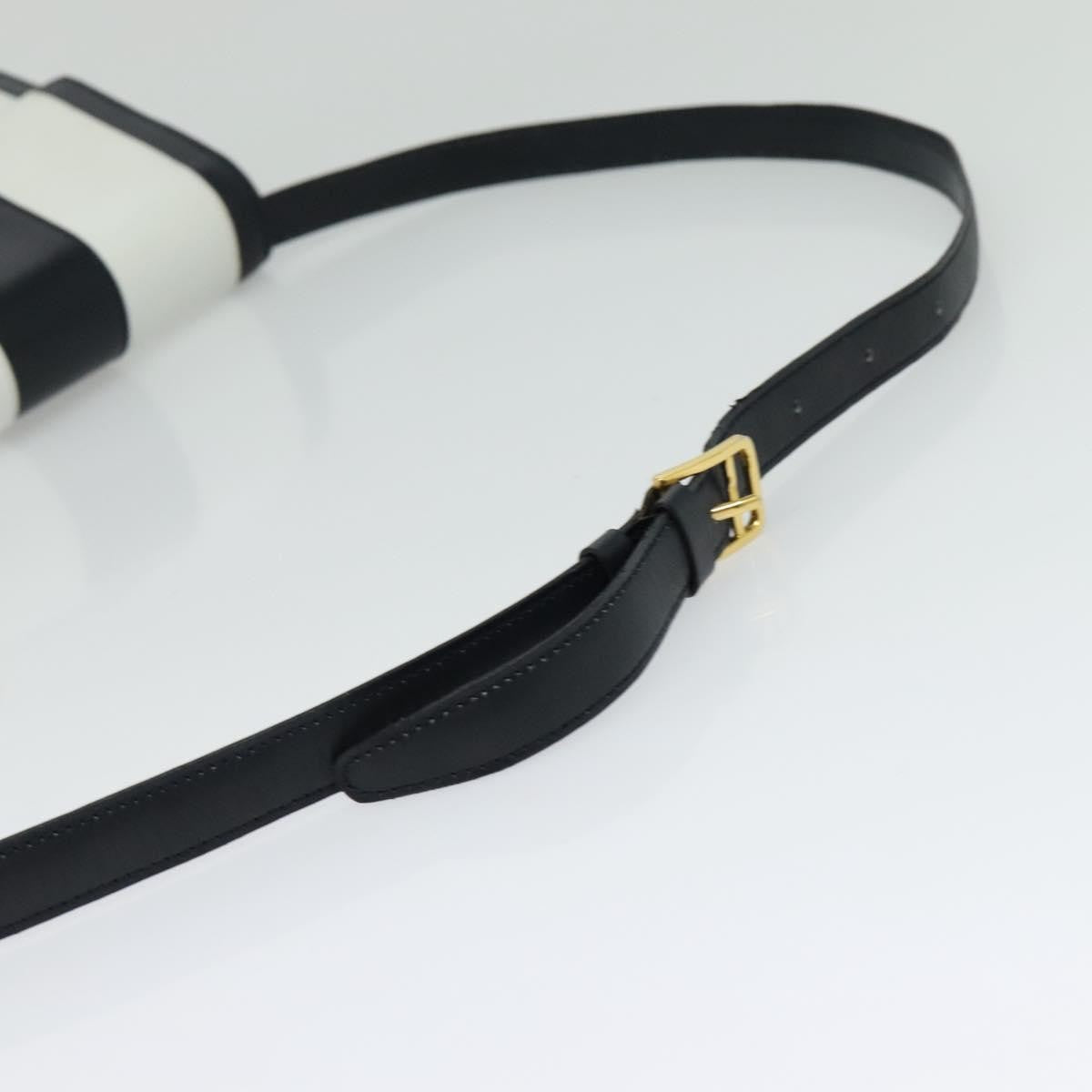 Celine Shoulder Bag Leather, WHITE, LEATHER, Shoulder bag