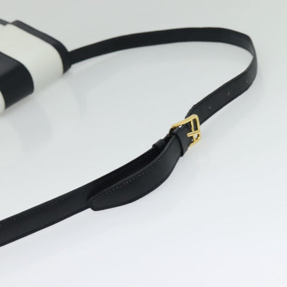 Celine Shoulder Bag Leather, WHITE, LEATHER, Shoulder bag