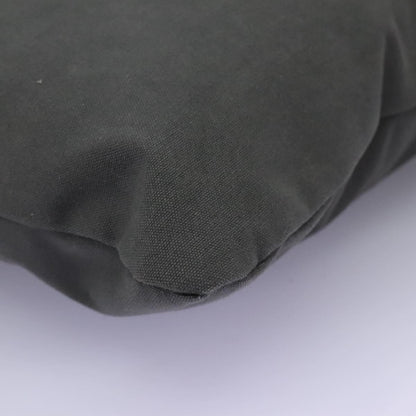 Hermes Fourre Tout Besace Messenger Bag Toile, GRAY, CANVAS, Crossbody bag