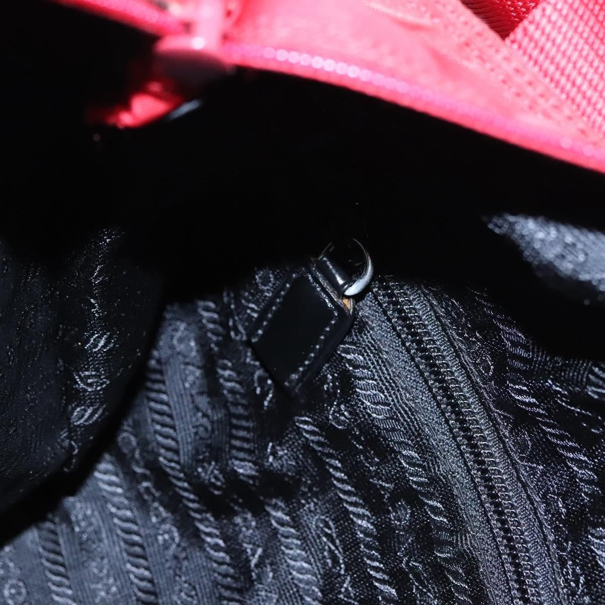 Prada Vintage Zip Tote Tessuto, RED, NYLON, Tote bag