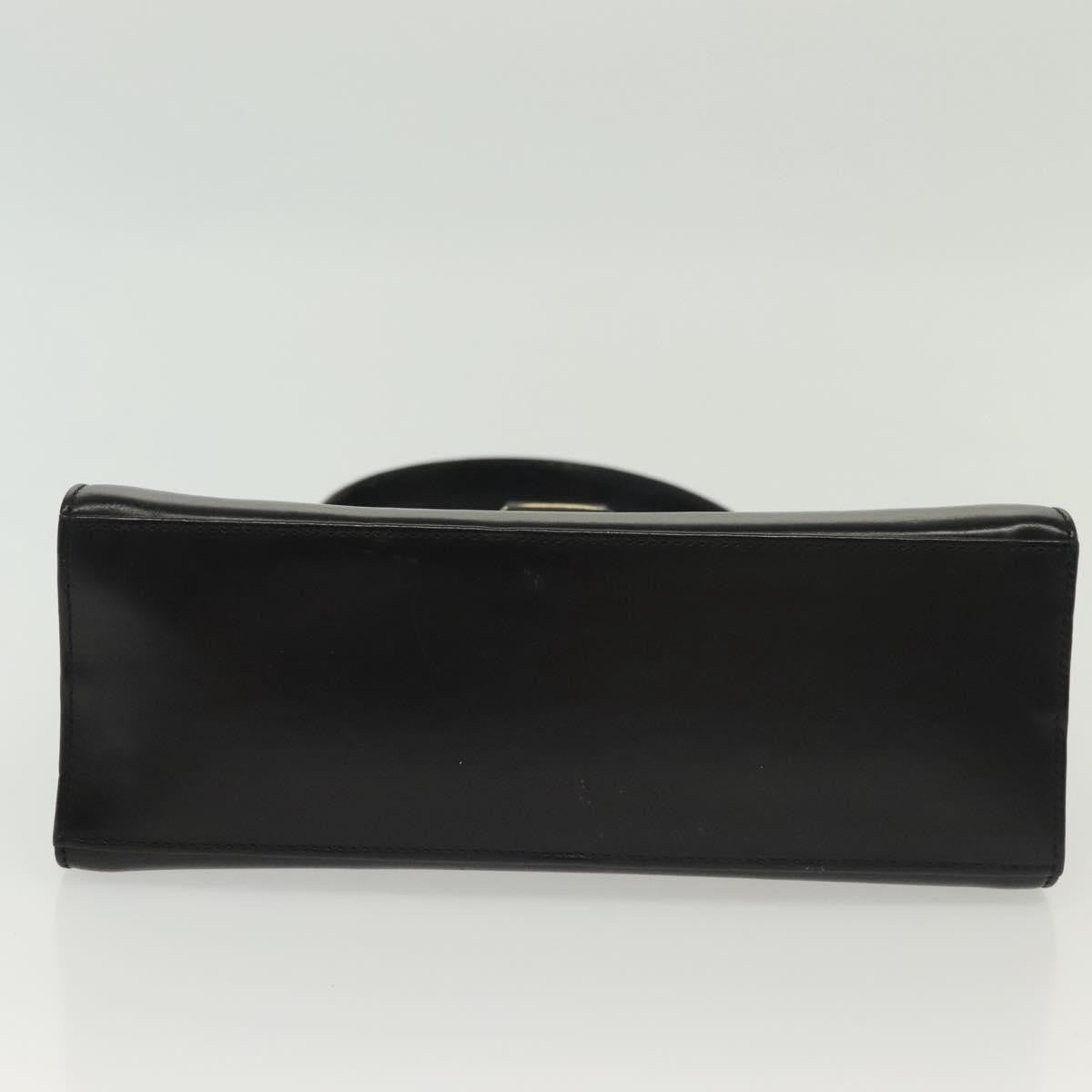 Salvatore Ferragamo Vala Handbag Leather, BLACK, LEATHER, Handbag