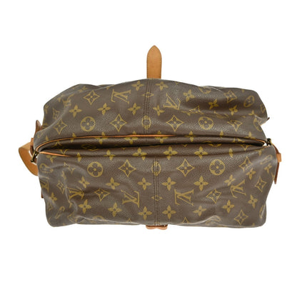 Louis Vuitton Saumur Handbag Monogram Canvas, BROWN, CANVAS, Shoulder bag
