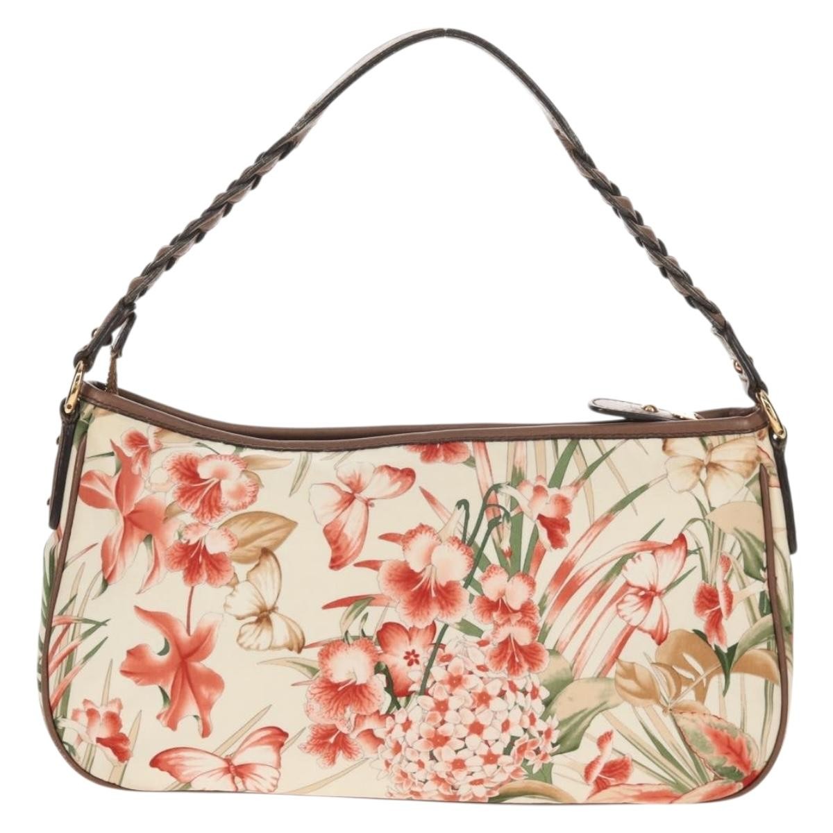 Salvatore Ferragamo Gancini Shoulder Bag Nylon, MULTICOLOUR, NYLON, Shoulder bag