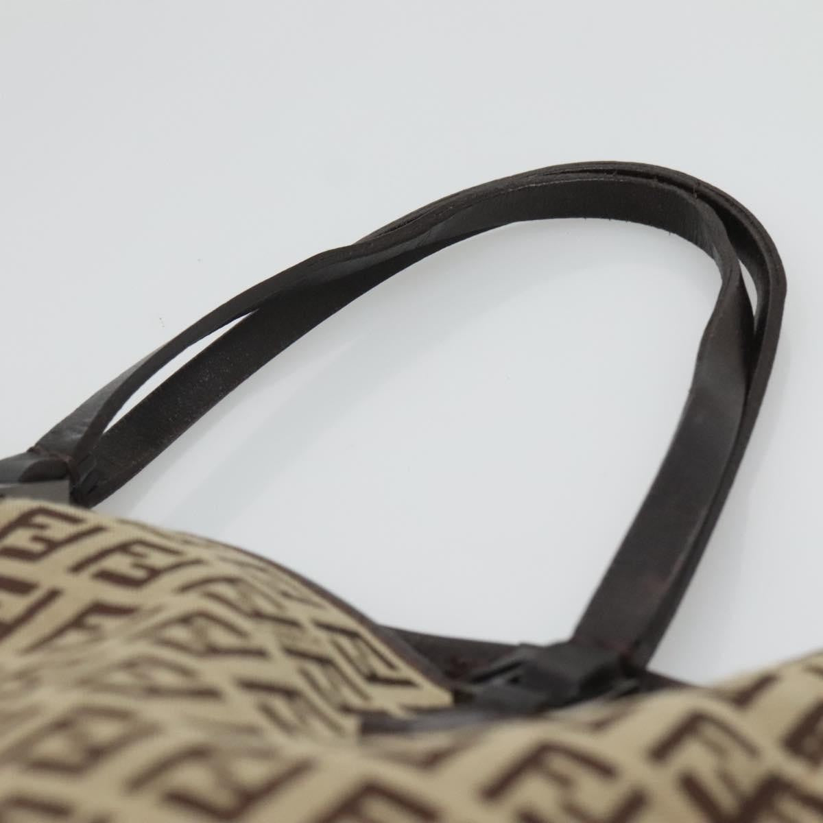 Fendi Zucca Tote bag Canvas, BEIGE, CANVAS, Tote bag