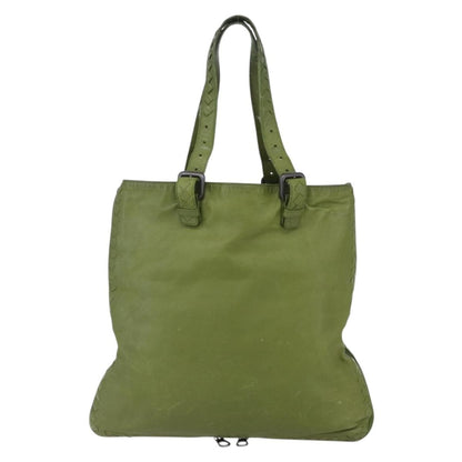 Bottega Veneta Intrecciato Leather, GREEN, LEATHER, Shoulder bag
