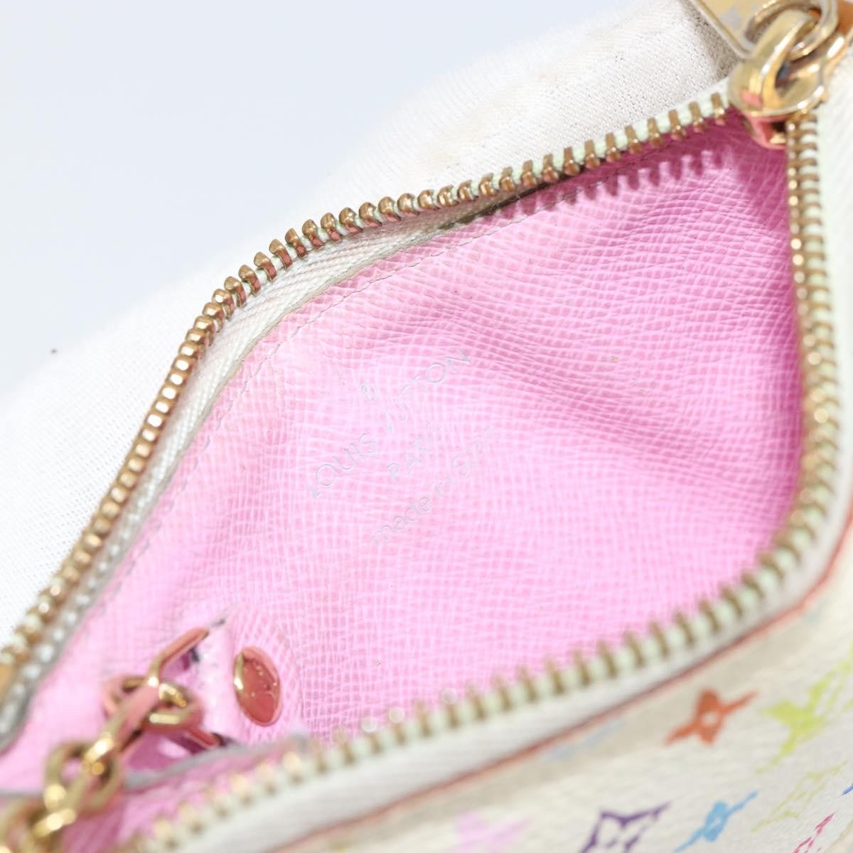 Louis Vuitton Pochette Cles Key Pouch Reverse Monogram Giant, MULTICOLOUR, CANVAS, Clutche & pouche