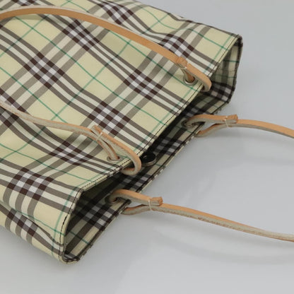 Burberry Nova Handbag Check Pattern, GREEN, NYLON, Handbag