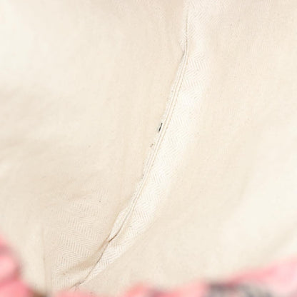 Loewe Drawstring Pouch Printed Canvas, PINK, CANVAS, Clutche & pouche