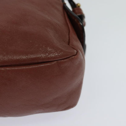 Chloe Vintage Shoulder Bag Leather, BROWN, LEATHER, Shoulder bag