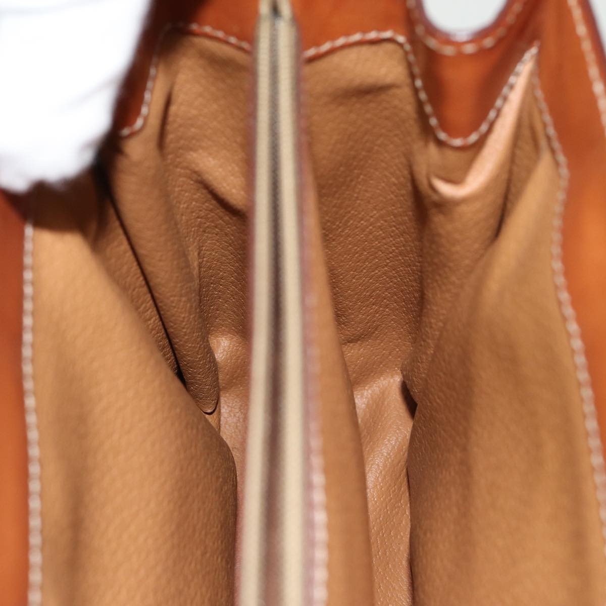 Celine Vintage Convertible Top Handle Bag Macadam Coated Canvas, BROWN, CANVAS, Handbag