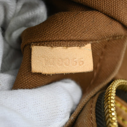 Louis Vuitton Lockit Handbag Monogram Canvas, Brown, Canvas, Shoulder Bag